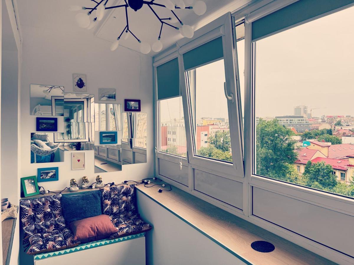 Ferienwohnung City View Studio In The Heart Of Bukarest Exterior foto