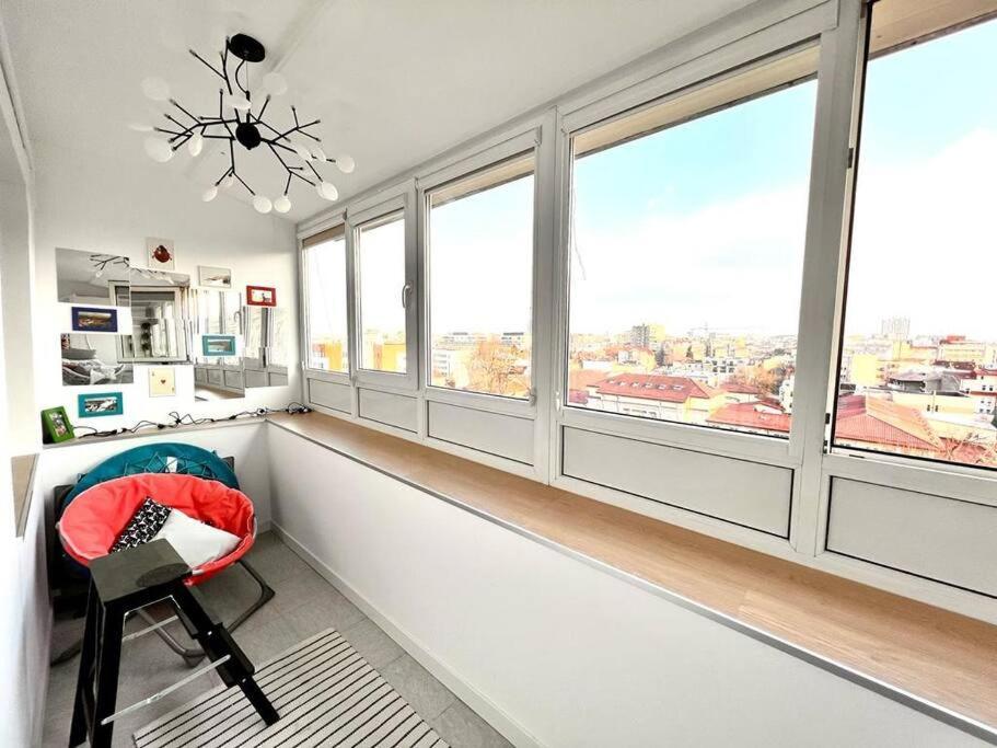 Ferienwohnung City View Studio In The Heart Of Bukarest Exterior foto